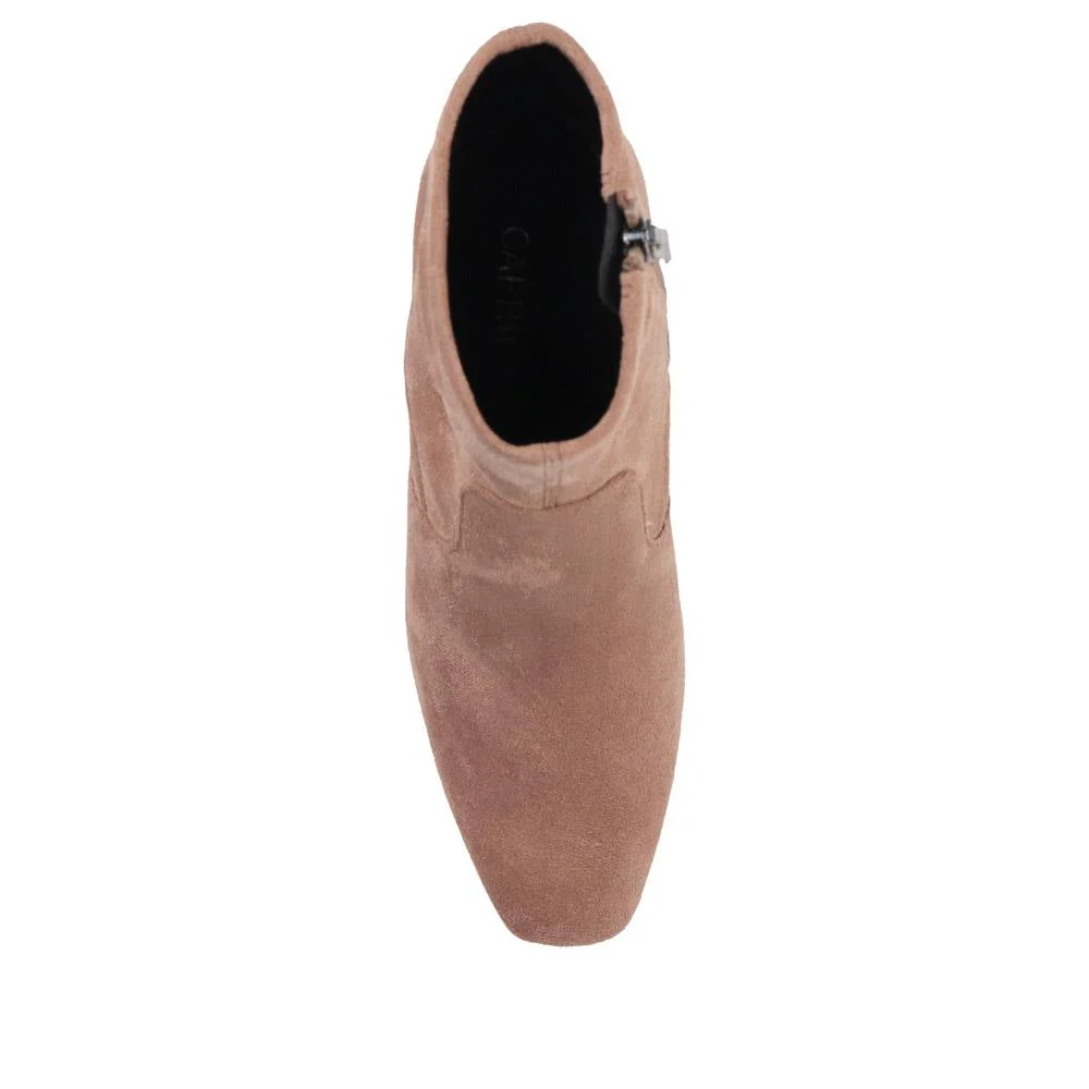 Smart Block-Heeled Ankle Boots - CAPRI40500 / 326 603 - Taupe - Image 5