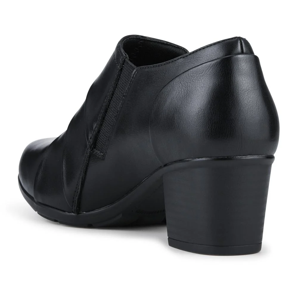 Smart Block Heeled Slip On Shoes - PINYI42000 / 327 891 - Black - Image 3