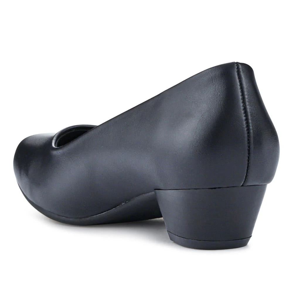 Smart Cushioned Court Shoes - WK41001 / 327 136 - Black - Image 3