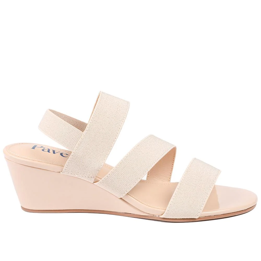 Smart Elasticated Fit Sandals - MAIN43000 / 328 878 - Beige - Image 2
