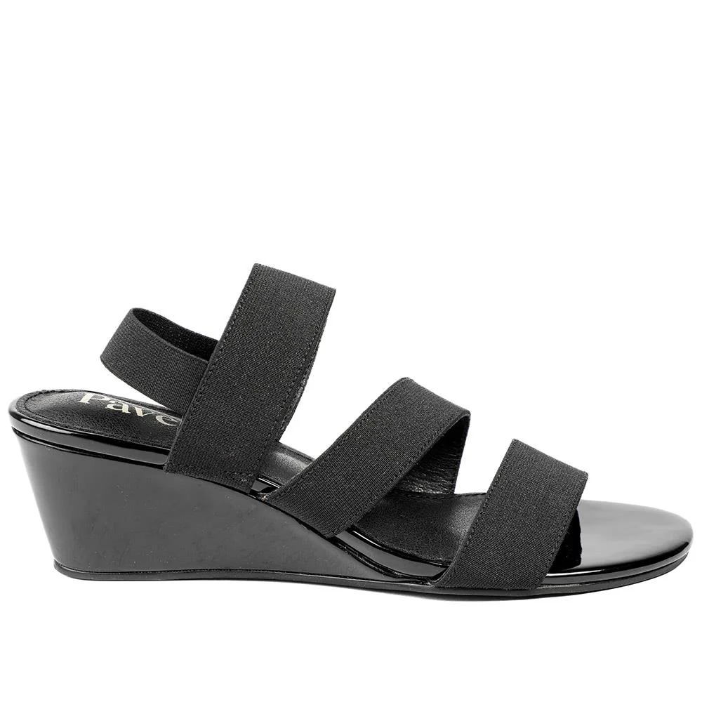 Smart Elasticated Fit Sandals - MAIN43000 / 328 878 - Black - Image 2