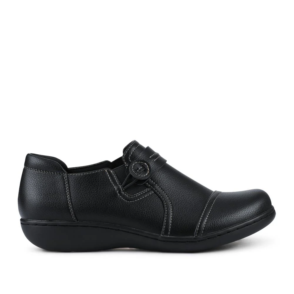 Smart Elasticated Slip-On Shoes - SANYI42007 / 327 958 - Black - Image 2