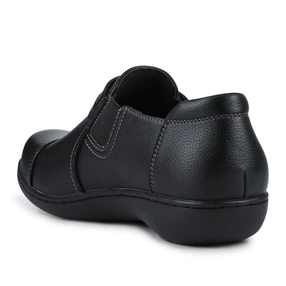 Smart Elasticated Slip-On Shoes - SANYI42007 / 327 958 - Black - Image 3