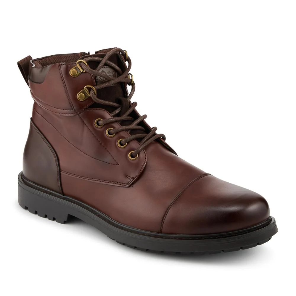 Smart Lace Up Ankle Boots - CHANG42002 / 328 267 - Brown