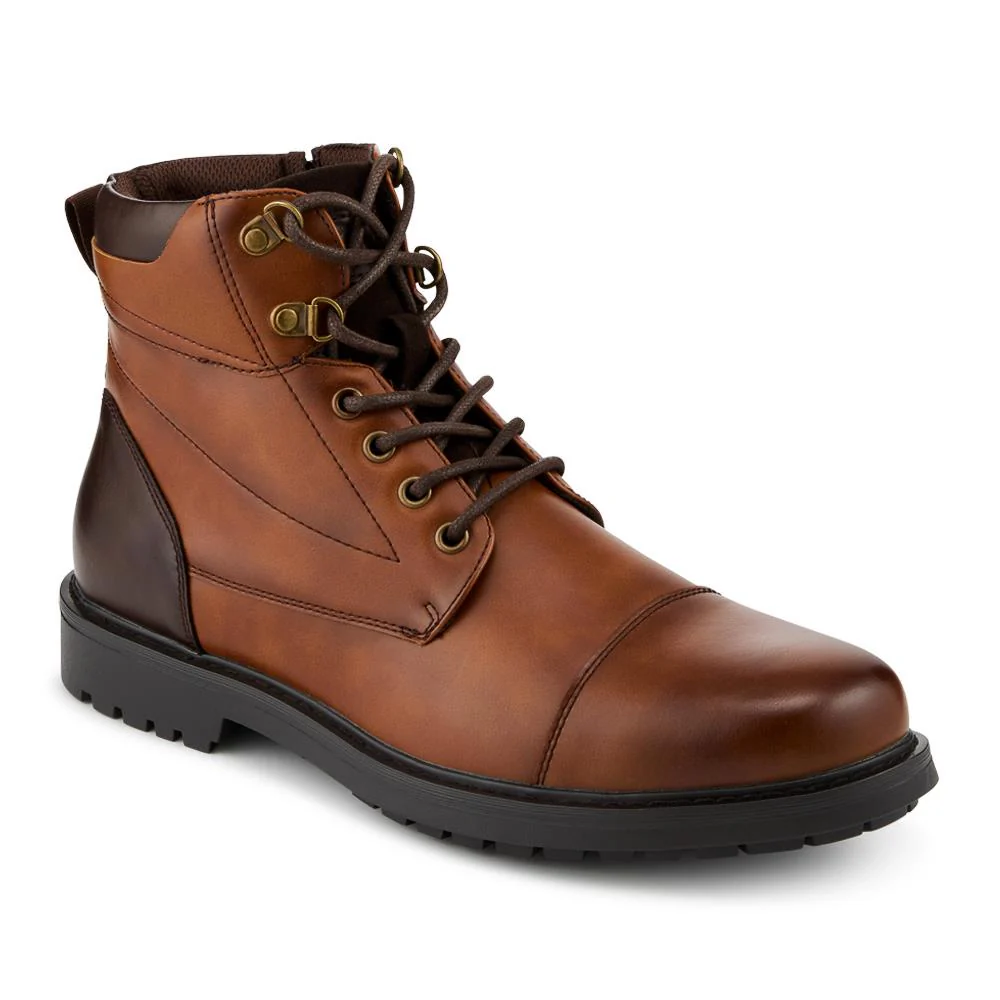 Smart Lace Up Ankle Boots - CHANG42002 / 328 267 - Tan