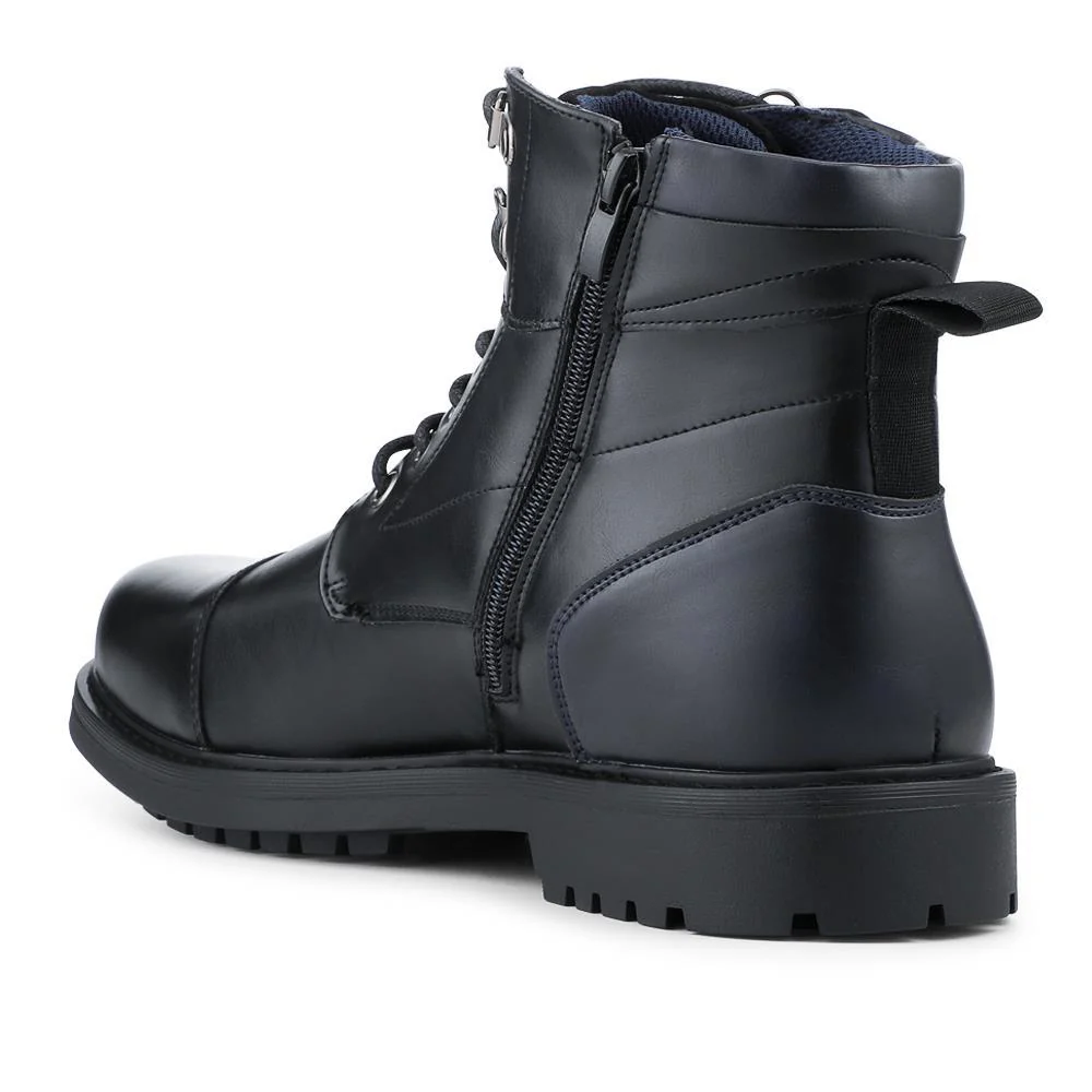 Smart Lace Up Ankle Boots - CHANG42002 / 328 267 - Black - Image 3