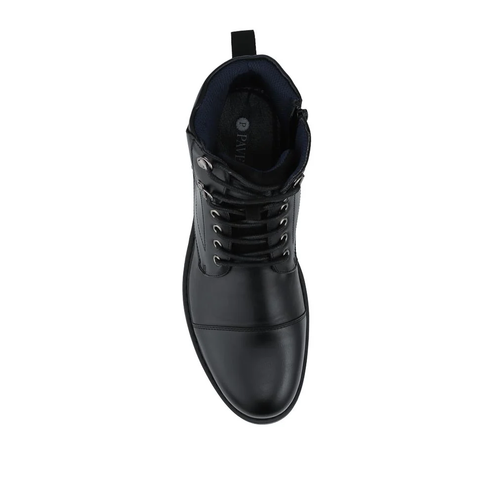 Smart Lace Up Ankle Boots - CHANG42002 / 328 267 - Black - Image 4