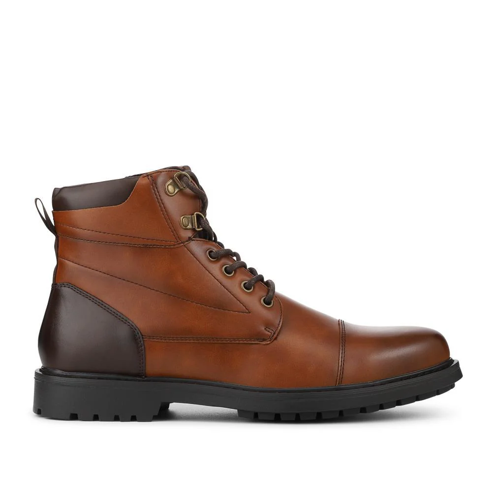 Smart Lace Up Ankle Boots - CHANG42002 / 328 267 - Tan - Image 2