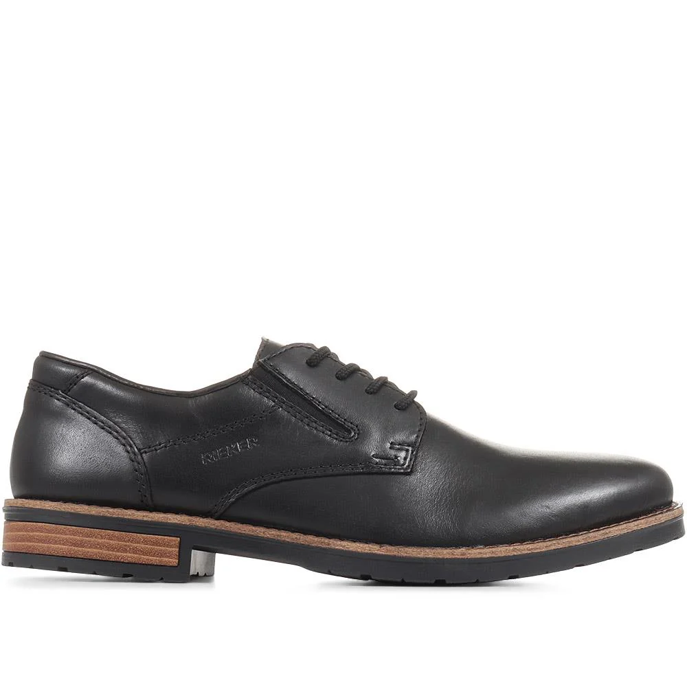Smart Lace-Up Derby Shoes - RKR36517 / 322 380 - Black - Image 2