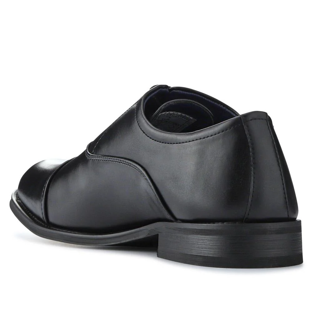 Wide Fit Smart Lace Up Shoes - XINGH41002 / 327 183 - Black - Image 3