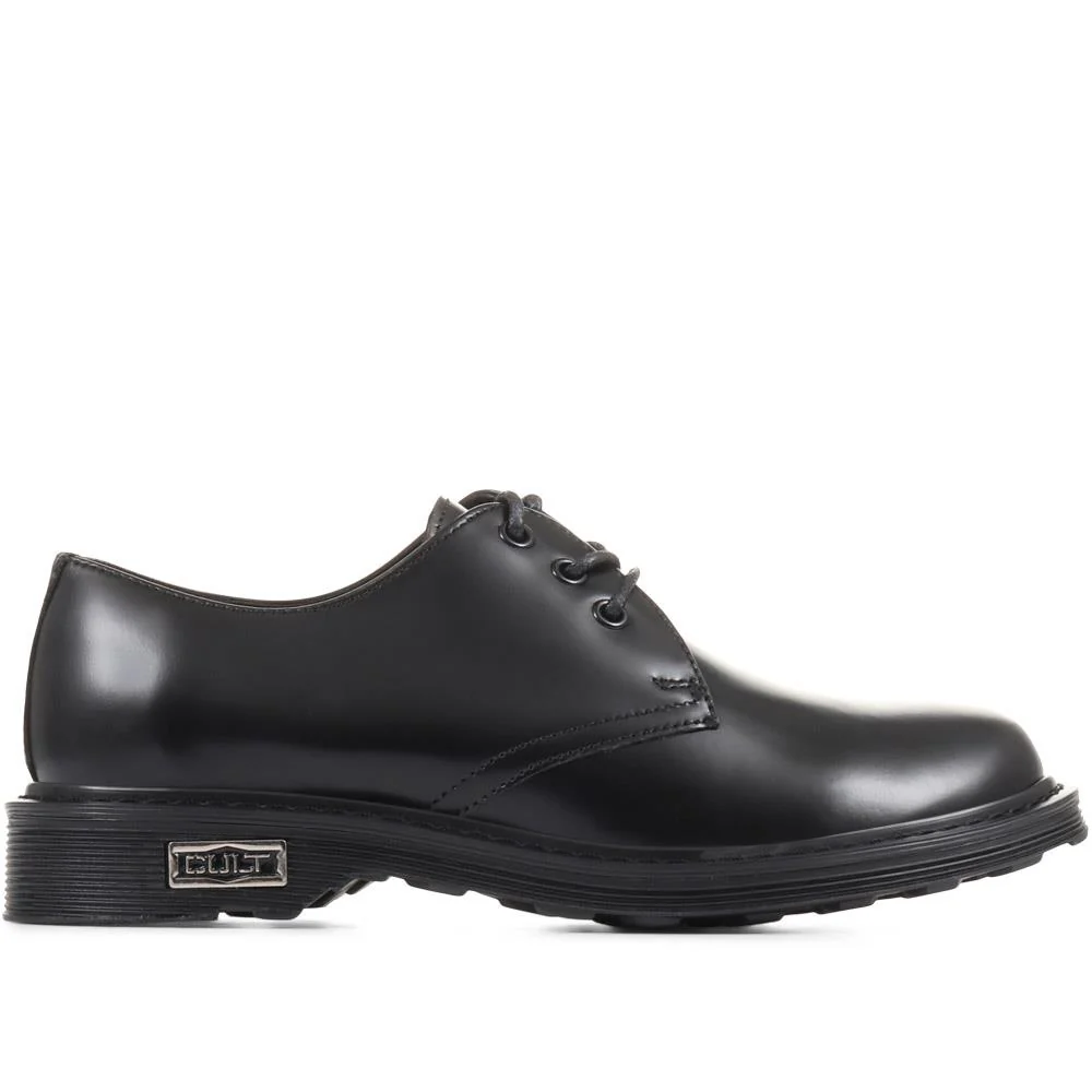 Smart Lace-Up Work Shoes - SKAP36502 / 323 067 - Black - Image 2
