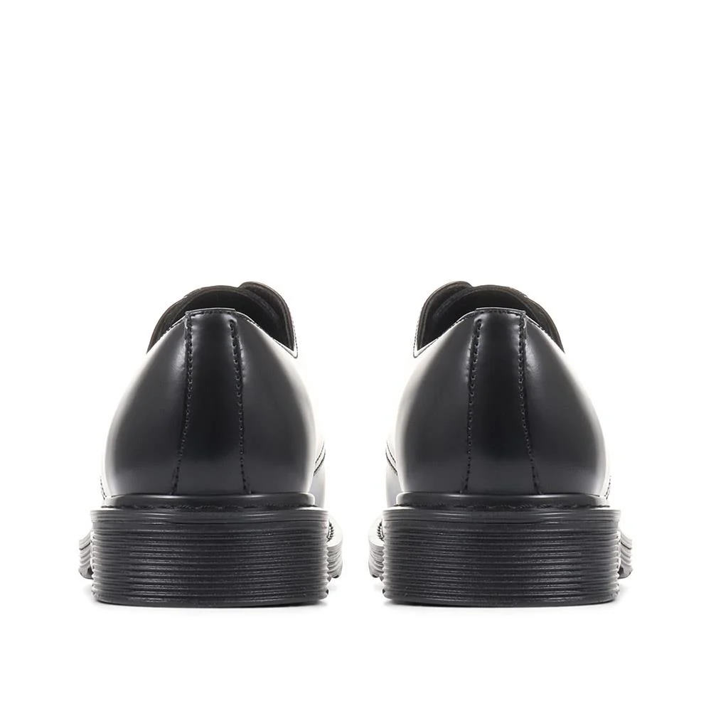 Smart Lace-Up Work Shoes - SKAP36502 / 323 067 - Black - Image 3
