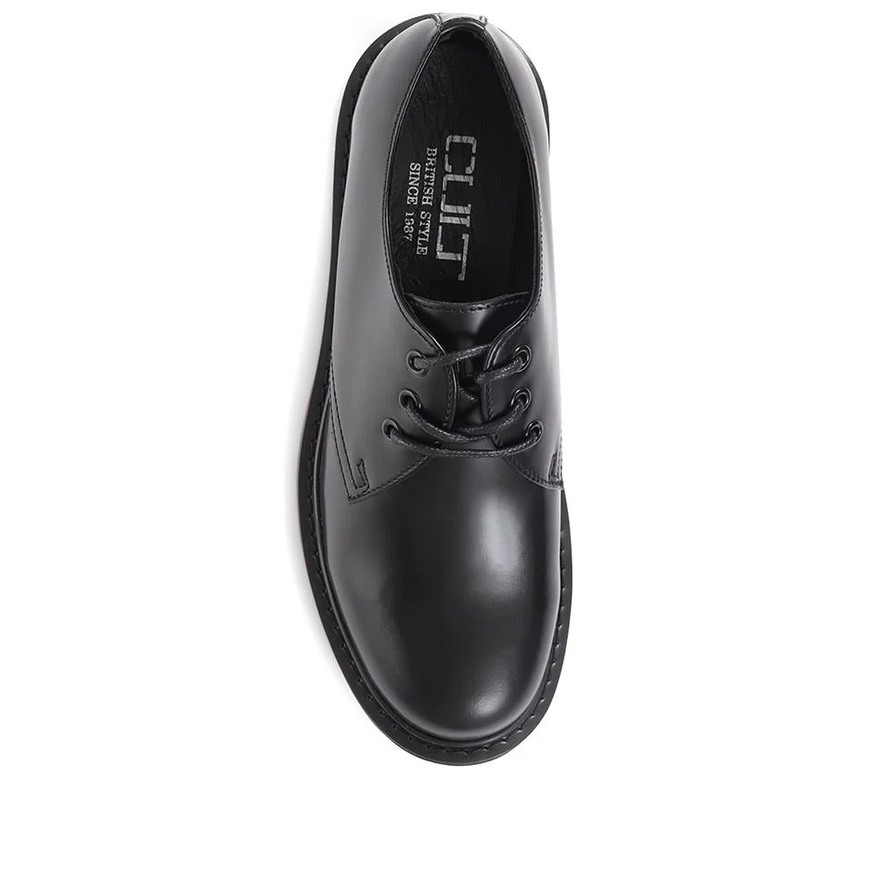 Smart Lace-Up Work Shoes - SKAP36502 / 323 067 - Black - Image 4