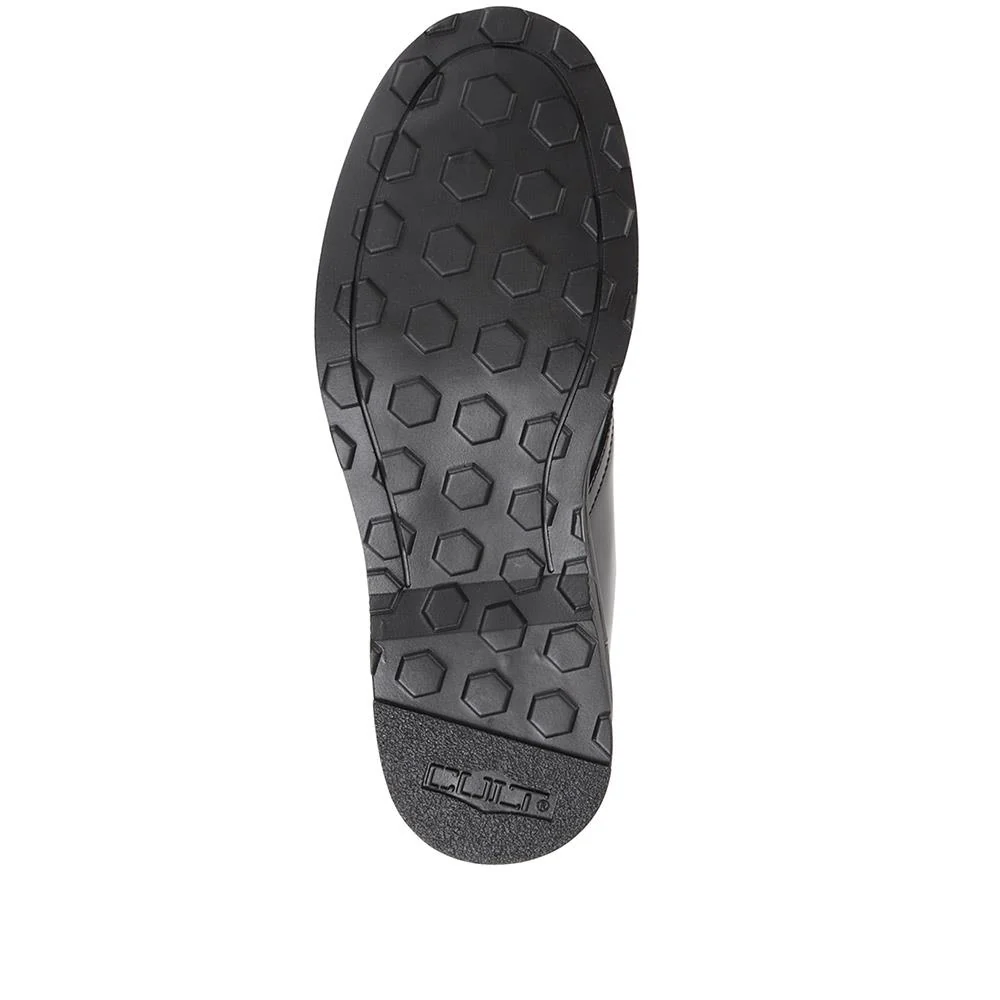 Smart Lace-Up Work Shoes - SKAP36502 / 323 067 - Black - Image 5