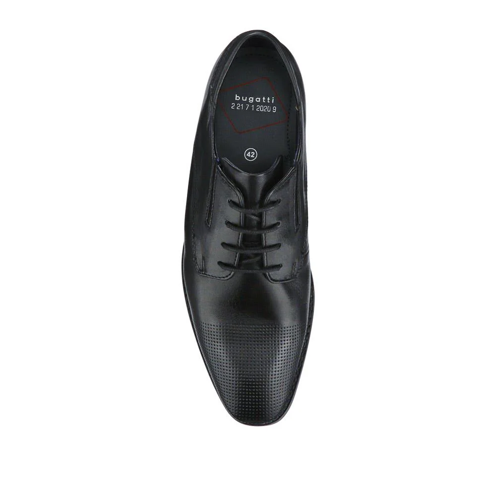 Smart Leather Derby Shoes - BUG41510 / 327 366 - Black - Image 4