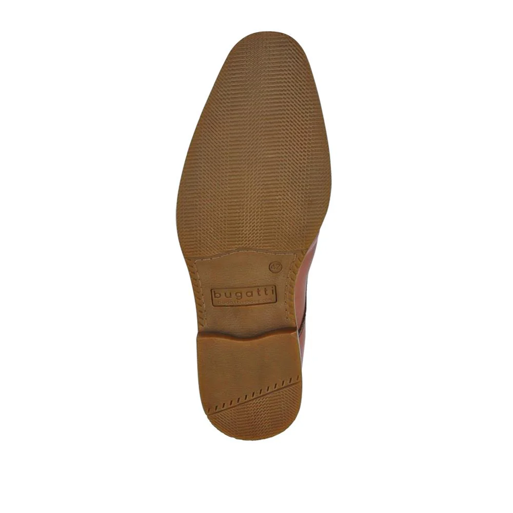 Smart Leather Derby Shoes - BUG41510 / 327 366 - Tan - Image 6