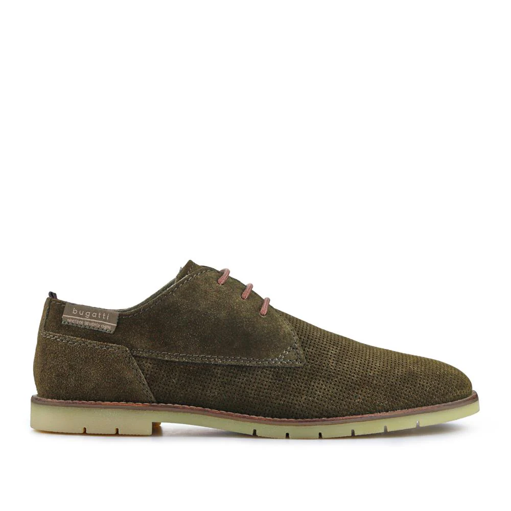 Smart Leather Desert Shoes - BUG41509 / 327 365 - Khaki - Image 2