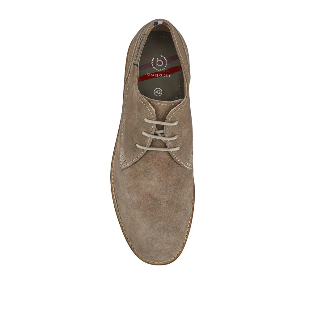 Smart Leather Desert Shoes - BUG41509 / 327 365 - Taupe - Image 4