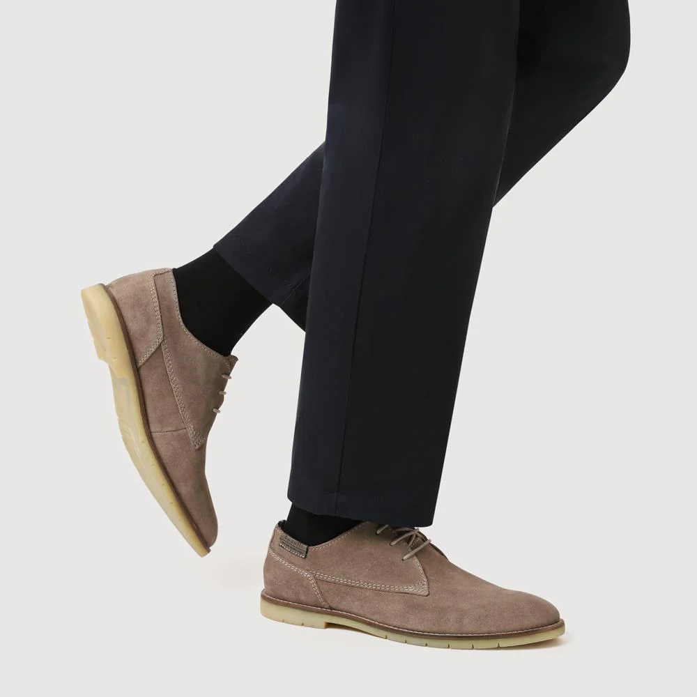 Smart Leather Desert Shoes - BUG41509 / 327 365 - Taupe - Image 5