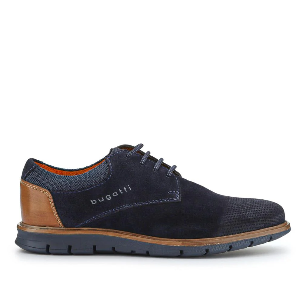 Smart Leather Gripped Shoes - BUG41506 / 326 685 - Navy - Image 2