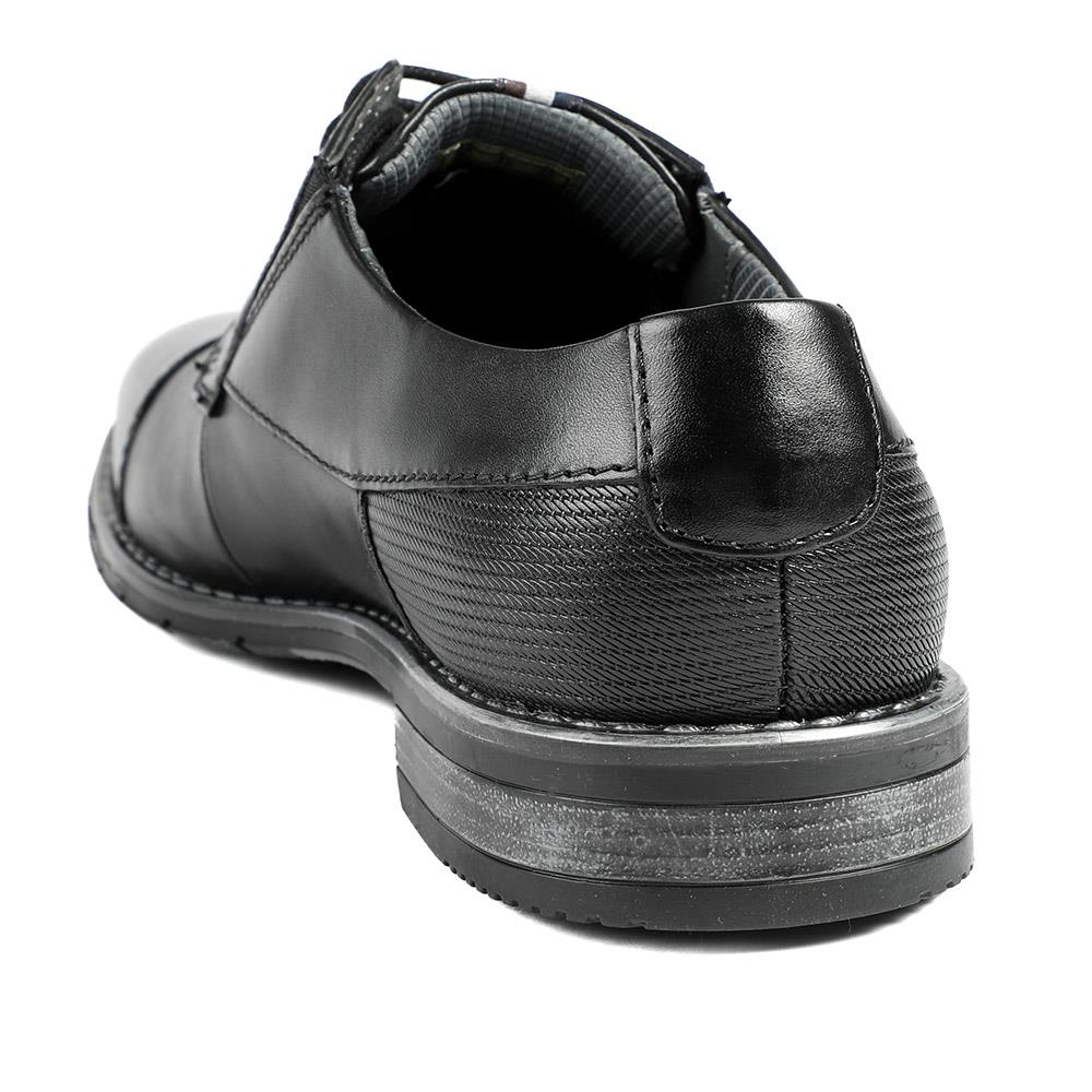 Smart Leather Lace Up Shoes - BUG43501 / 328 751 - Black - Image 4