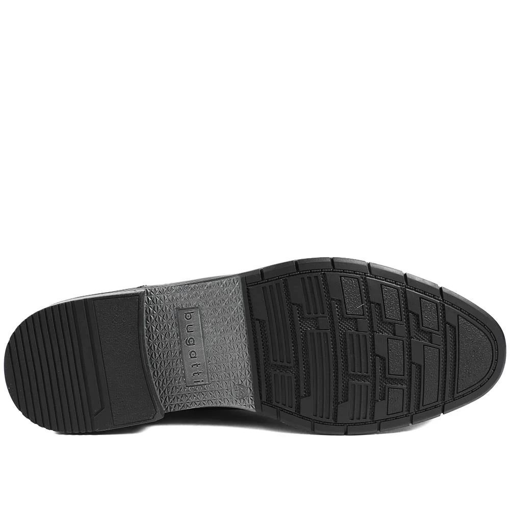 Smart Leather Lace Up Shoes - BUG43501 / 328 751 - Black - Image 6