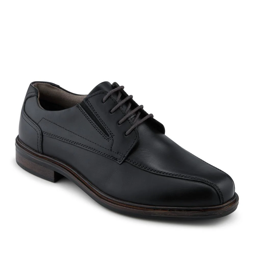 Smart Leather Lace Up Shoes - PARK42041 / 328 190 - Black