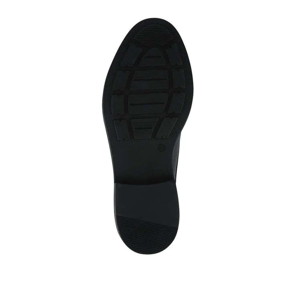 Smart Leather Lace Up Shoes - PARK42041 / 328 190 - Black - Image 5
