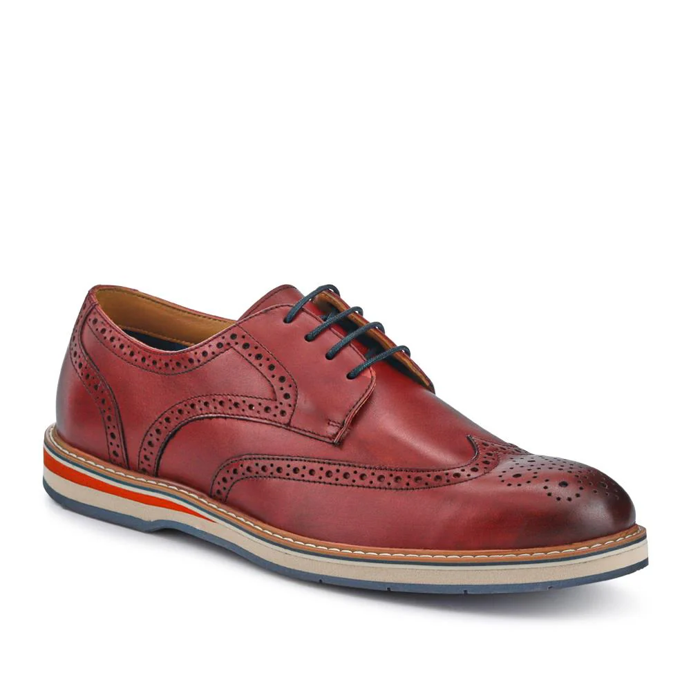 Smart Leather Lace-Up Shoes - PERFO41001 / 327 385 - Image 2