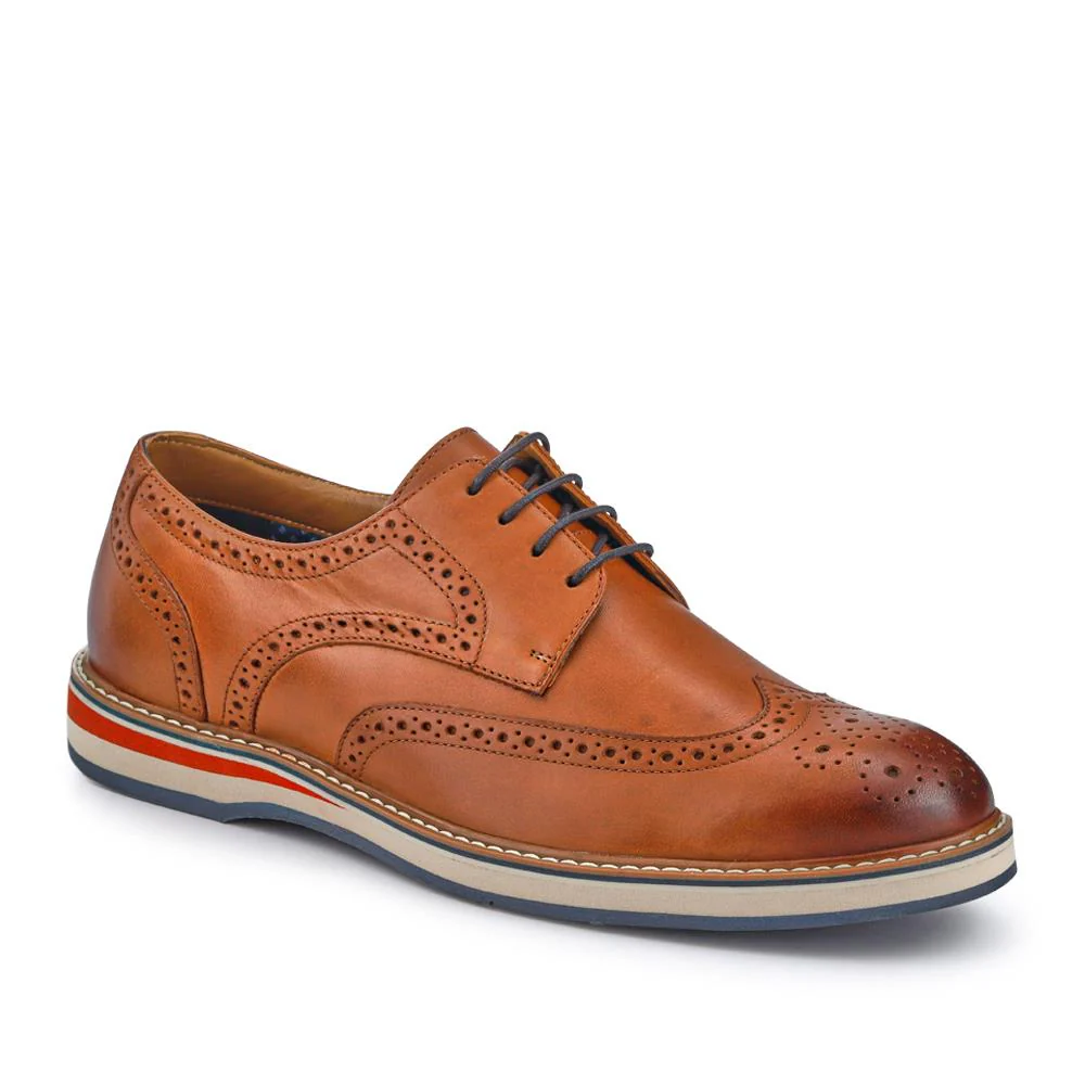 Smart Leather Lace-Up Shoes - PERFO41001 / 327 385 - Image 3