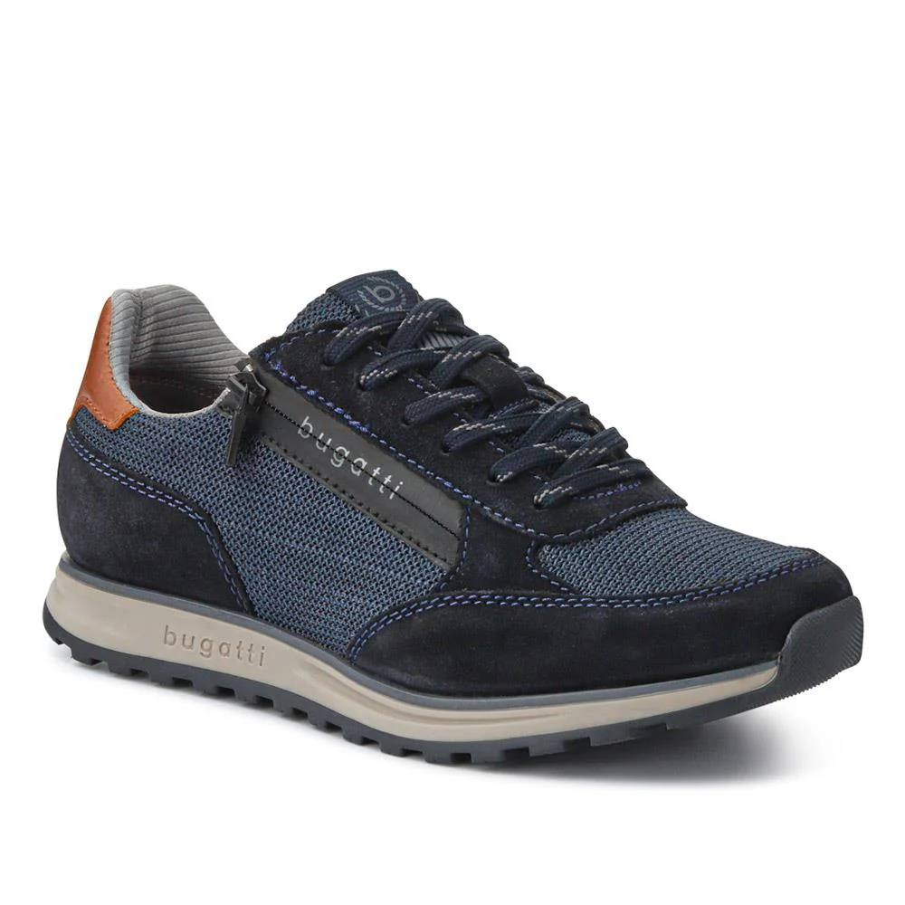 Smart Leather Lace-Up Trainers - BUG41502 / 326 719