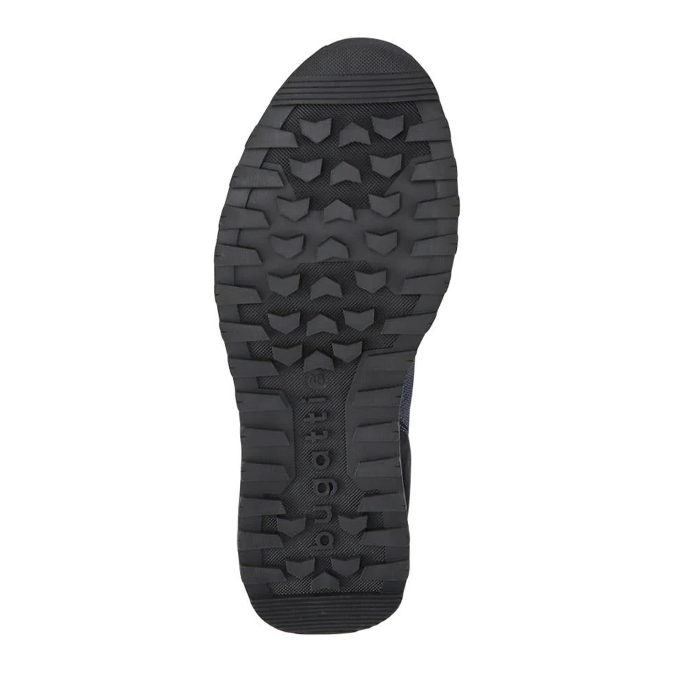 Smart Leather Lace-Up Trainers - BUG41502 / 326 719 - Navy - Image 4