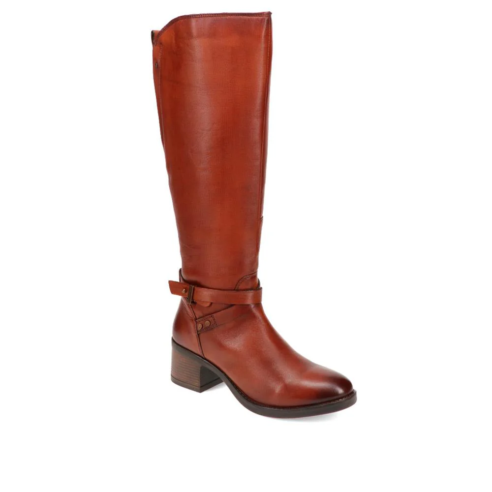 Smart Leather Long Boots - VIROL40011 / 326 488 - Tan