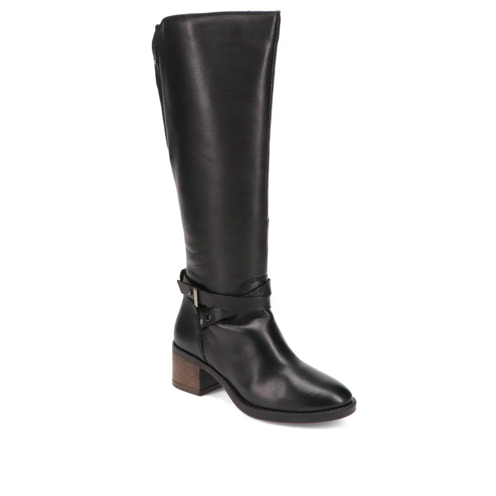 Smart Leather Long Boots - VIROL40011 / 326 488 - Black