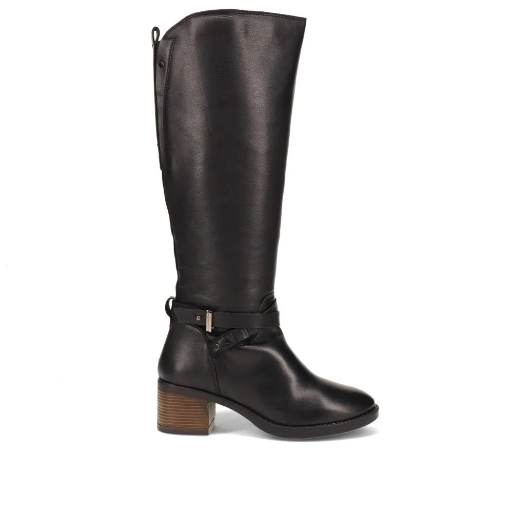 Smart Leather Long Boots - VIROL40011 / 326 488 - Black - Image 2
