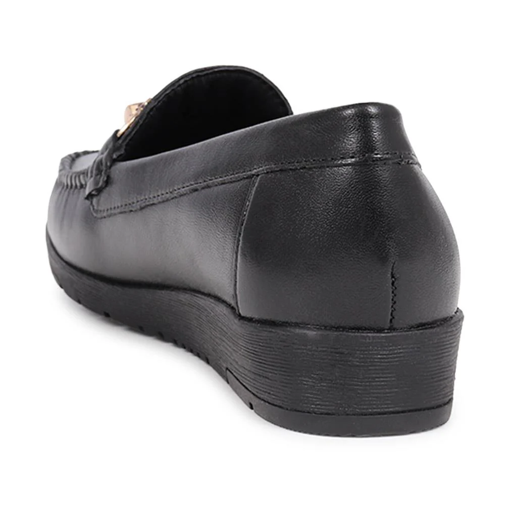 Smart Leather Moccasins - NAP40008 / 326 589 - Black - Image 3