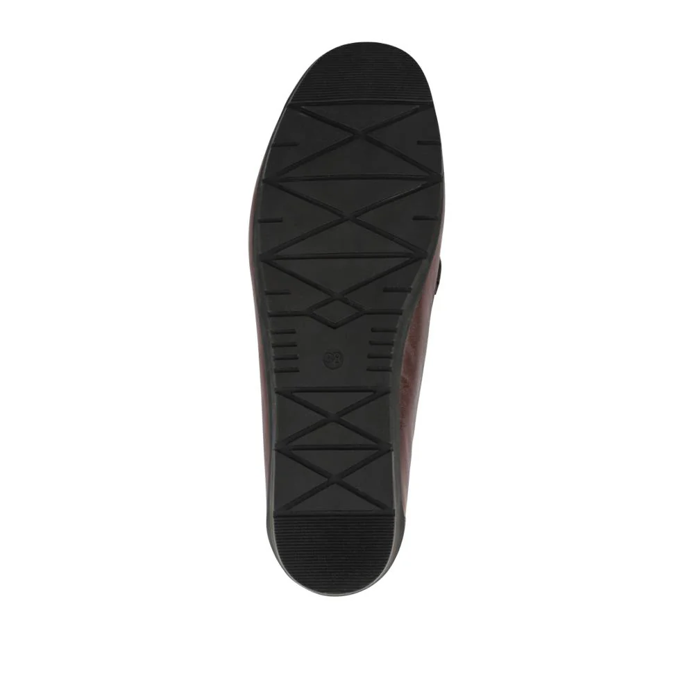 Smart Leather Moccasins - NAP40008 / 326 589 - Burgundy - Image 5