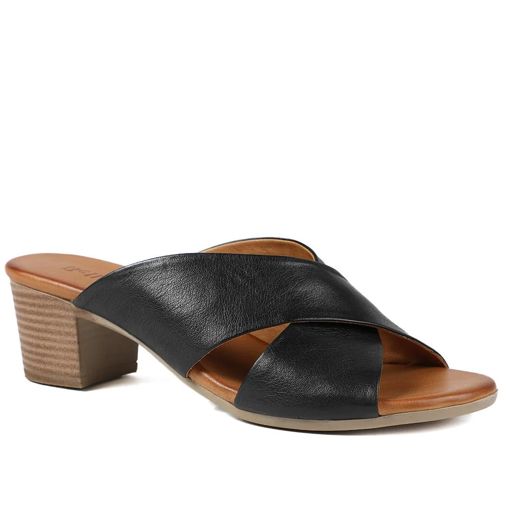 Smart Leather Mules - BELMET41004 / 327 230