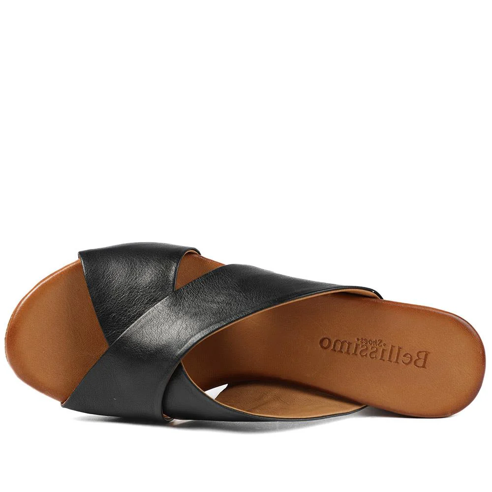 Smart Leather Mules - BELMET41004 / 327 230 - Black - Image 4