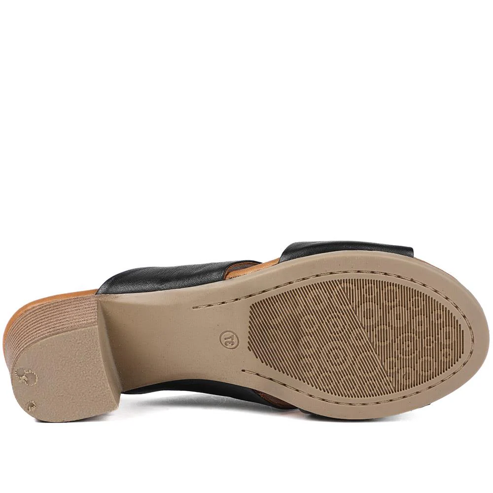 Smart Leather Mules - BELMET41004 / 327 230 - Black - Image 5
