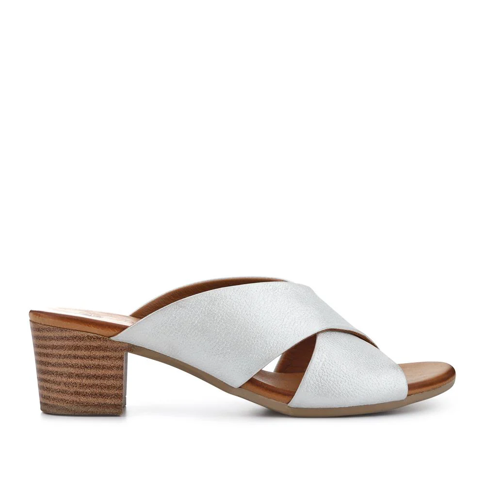 Smart Leather Mules - BELMET41004 / 327 230 - White - Image 2
