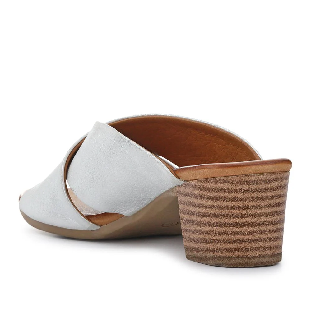 Smart Leather Mules - BELMET41004 / 327 230 - White - Image 3