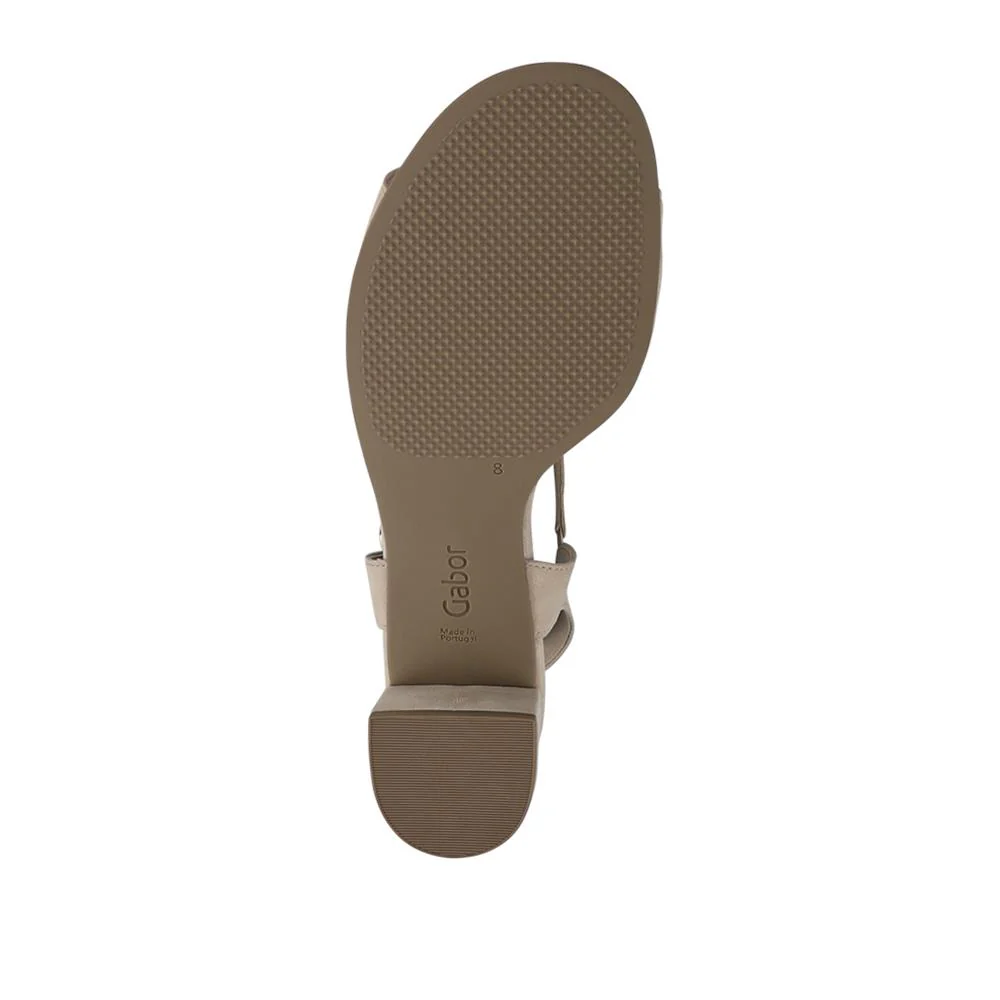 Mead Gabor Smart Leather Sandals - GAB41528 / 327 036 - Beige - Image 5