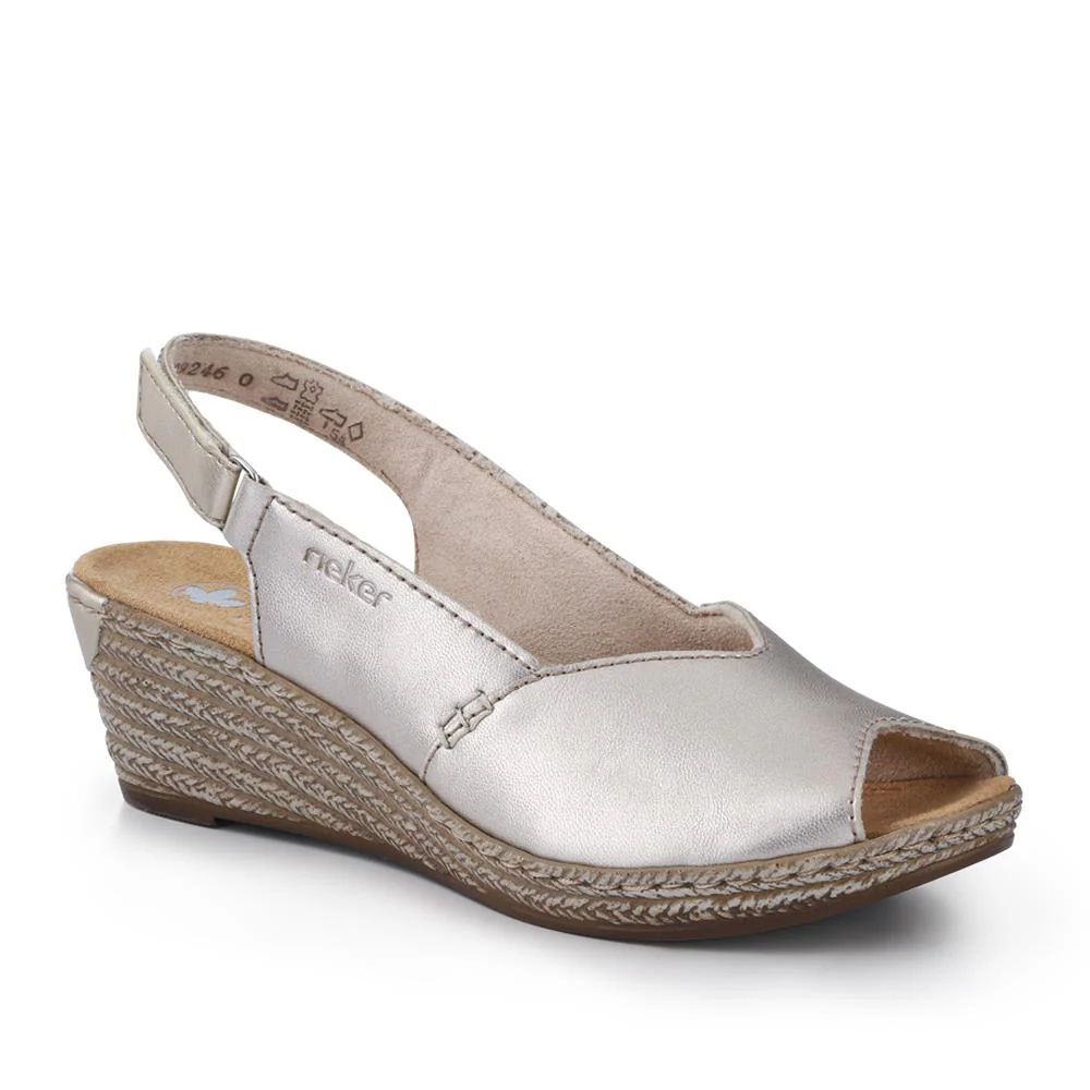 Smart Leather Slingback Sandals - RKR41537 / 327 287 - Image 2