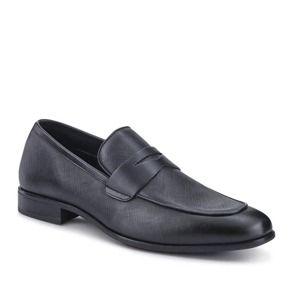 Smart Leather Slip-On Shoes - PERFO41000 / 327 384 - Black