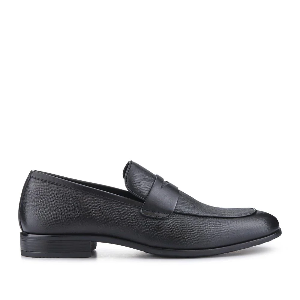 Smart Leather Slip-On Shoes - PERFO41000 / 327 384 - Black - Image 2