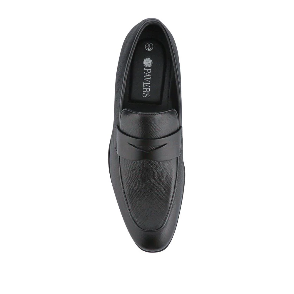 Smart Leather Slip-On Shoes - PERFO41000 / 327 384 - Black - Image 4