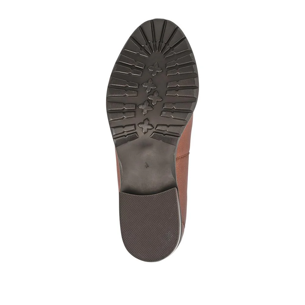 Smart Leather Slip-On Shoes - RNB42005 / 327 953 - Tan - Image 5