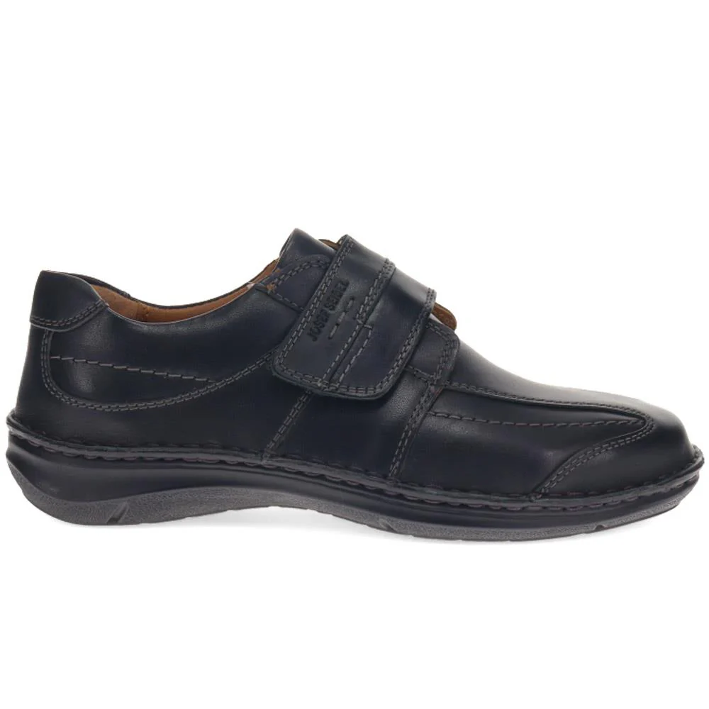 Smart Leather Touch-Fasten Shoes - JOSEF40505 / 326 431 - Black - Image 2