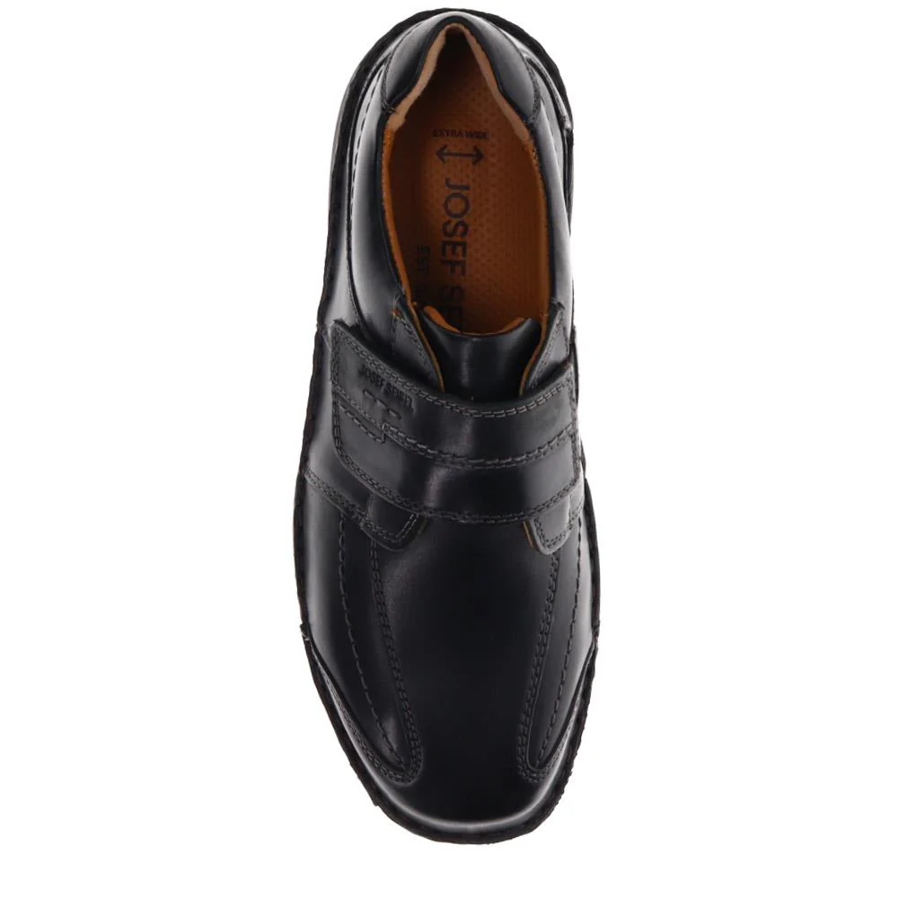 Smart Leather Touch-Fasten Shoes - JOSEF40505 / 326 431 - Black - Image 5